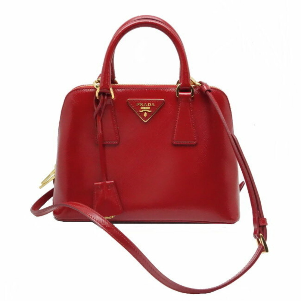Prada Bag Vernis Patent Leather Red